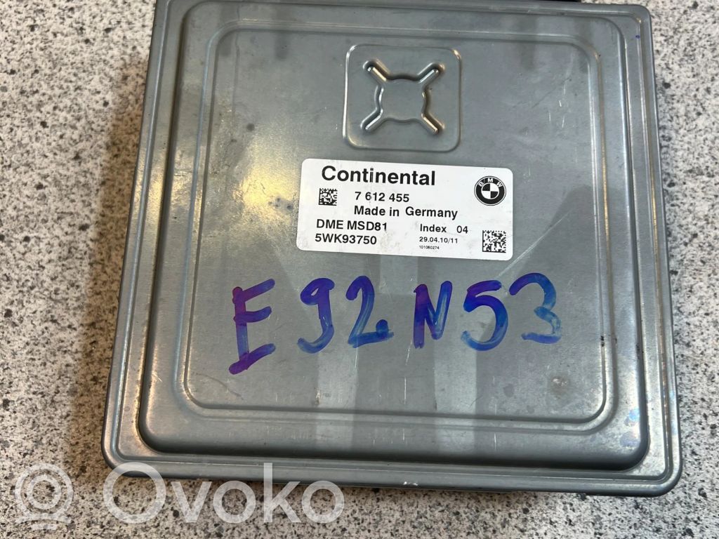 Unité de commande, module ECU de moteur   7612455