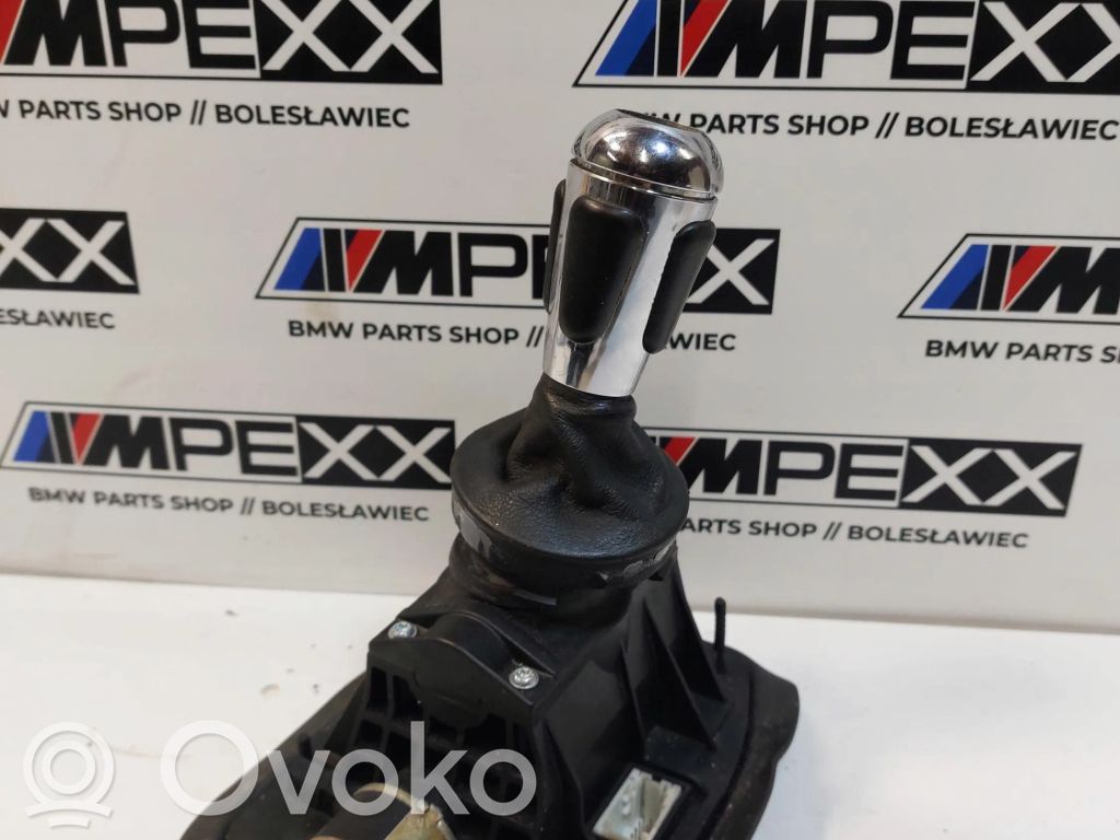BMW 3 E46 Perilla/embellecedor de cuero de la palanca de cambios 