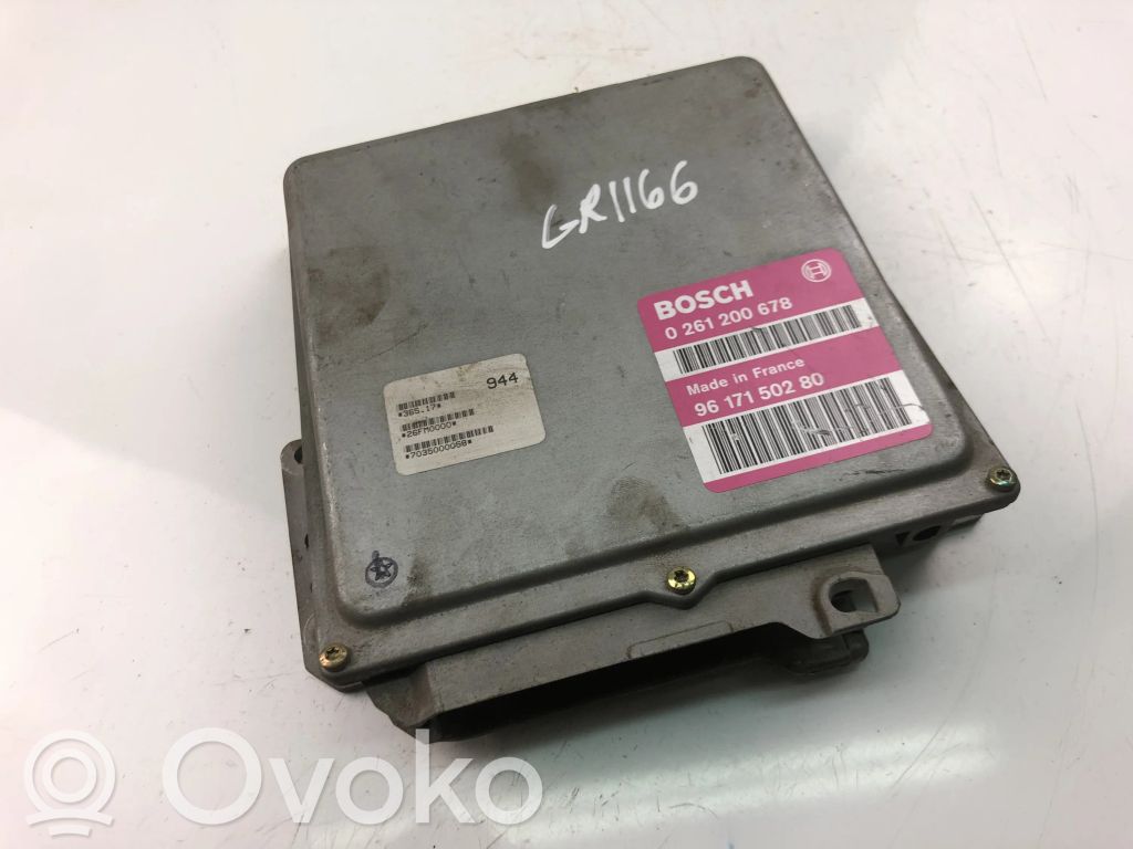 Engine control unit/module ECU   9617150280,0261200678