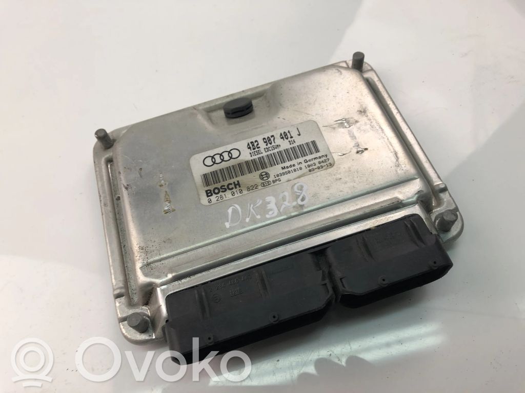 Audi A6 S6 C5 4B Unité de commande, module ECU de moteur 