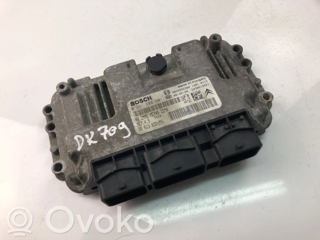 Engine control unit/module ECU   9661383980,0261208901