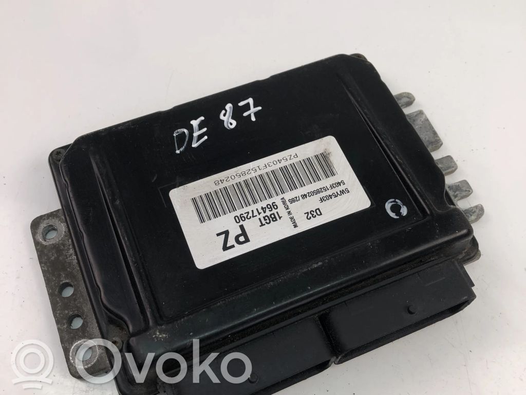 Engine control unit/module ECU   96417290