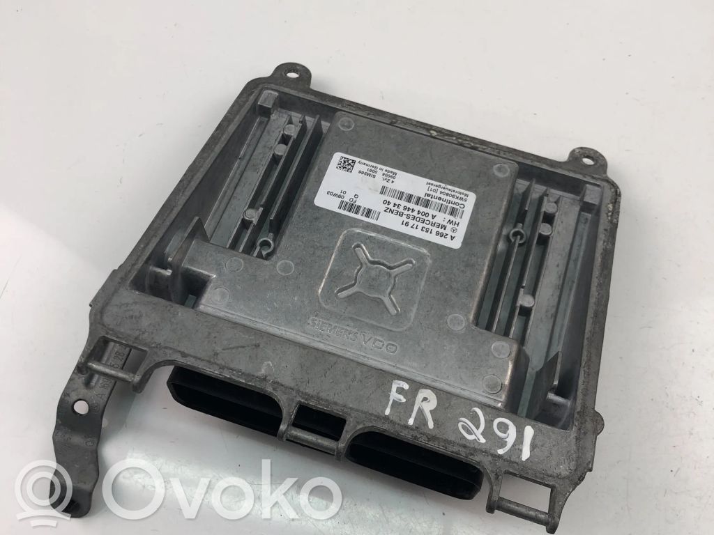 Mercedes-Benz B W245 Komputer / Sterownik ECU silnika 