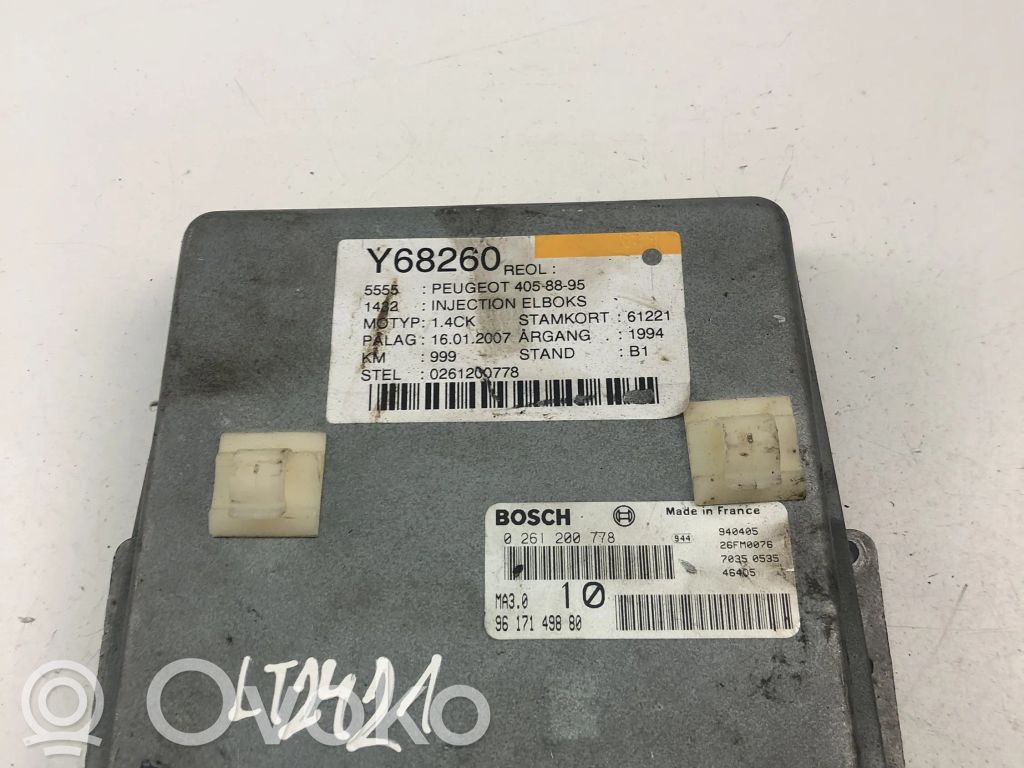 Peugeot 405 Engine control unit/module ECU 