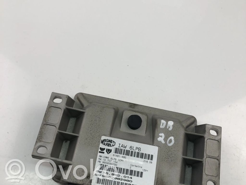 Peugeot 407 Unidad de control/módulo ECU del motor 