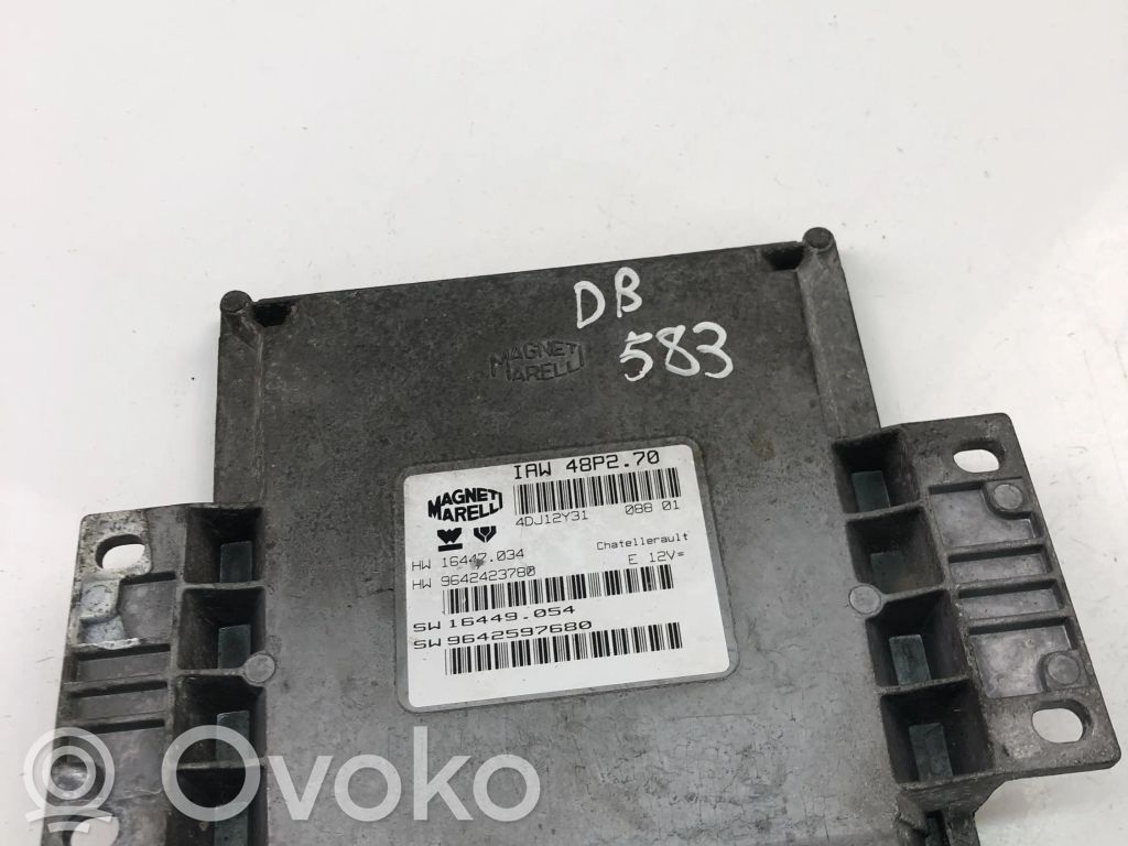 Peugeot 206 Engine control unit/module ECU 