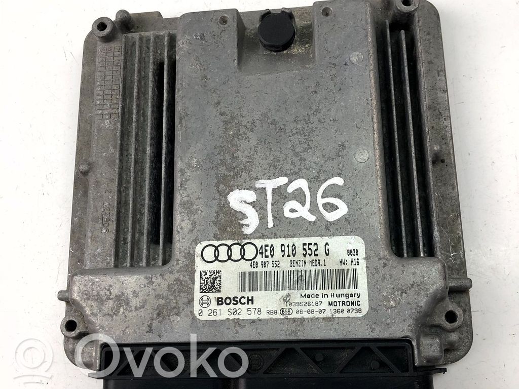 Audi A8 S8 D3 4E Engine control unit/module ECU 