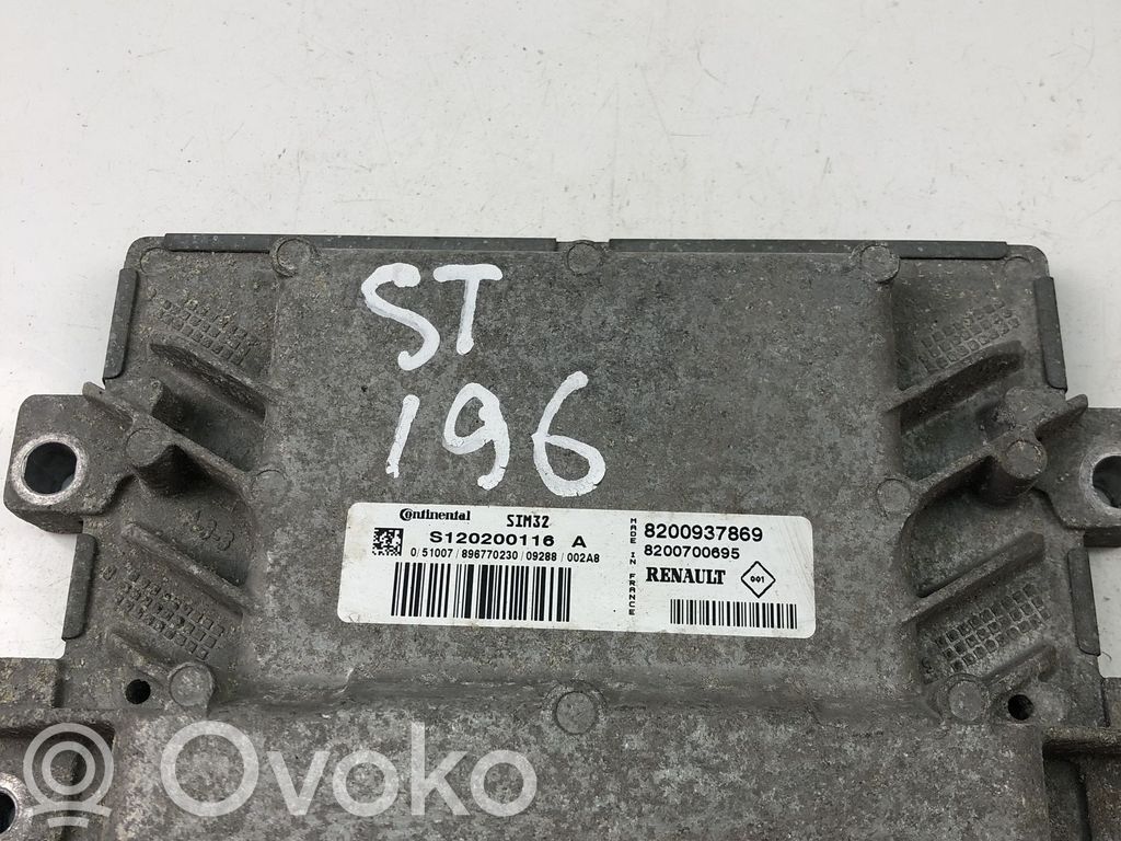 Renault Clio III Unité de commande, module ECU de moteur 