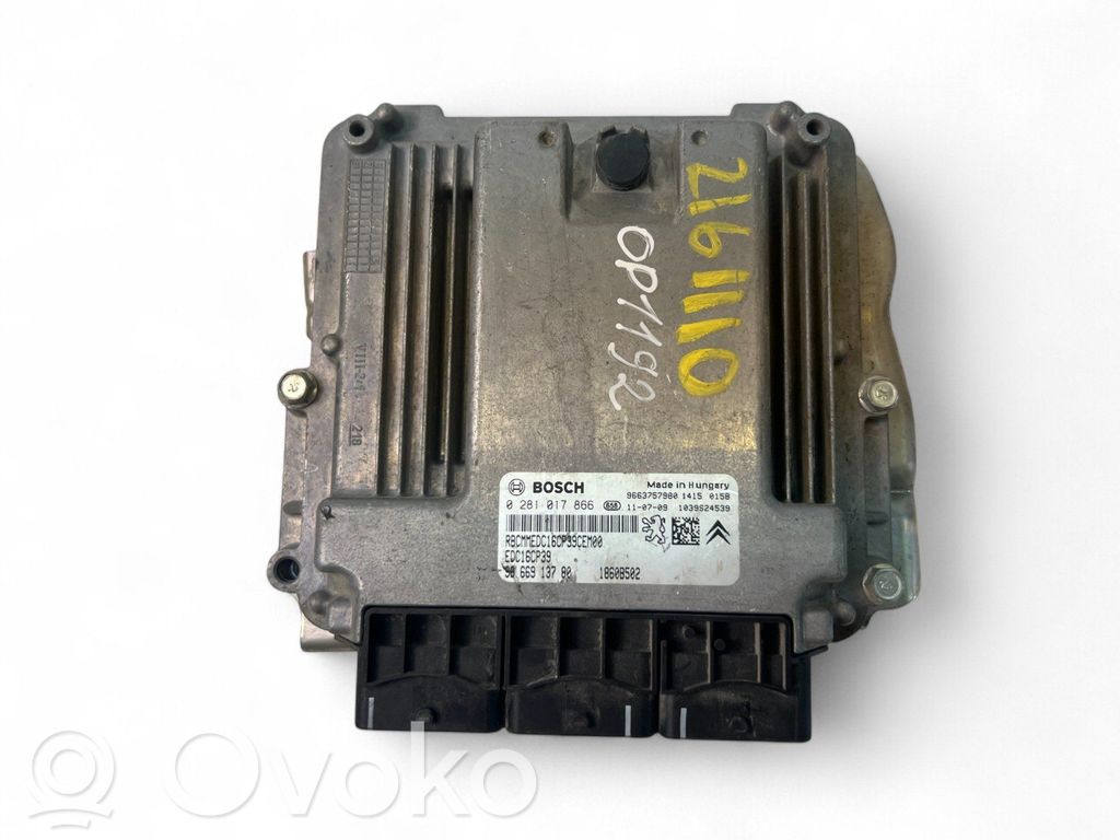 Citroen C-Crosser Engine control unit/module ECU 