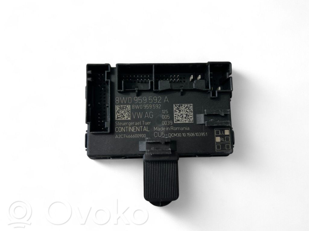 Audi A4 S4 B9 8W Door control unit/module 