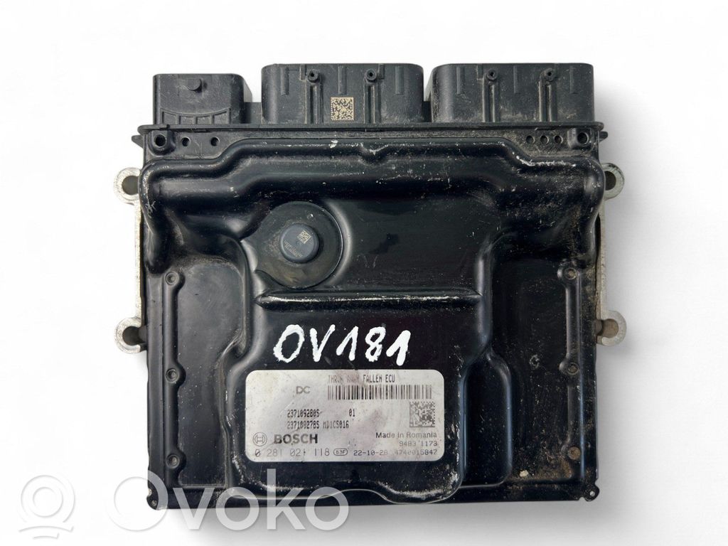 Renault Trafic III (X82) Engine control unit/module ECU 