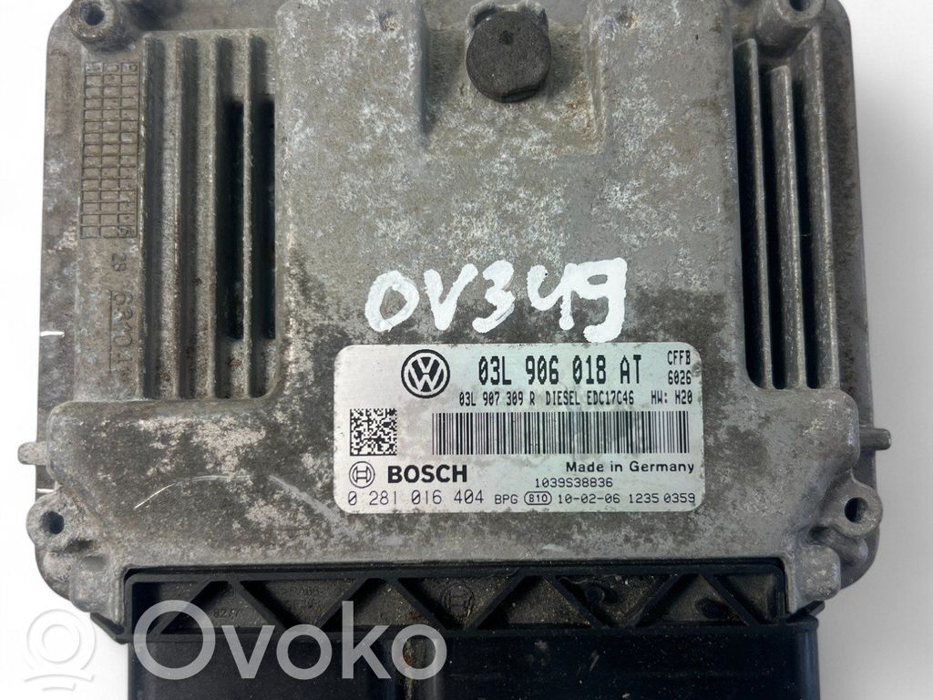 Volkswagen Golf VI Engine control unit/module ECU 