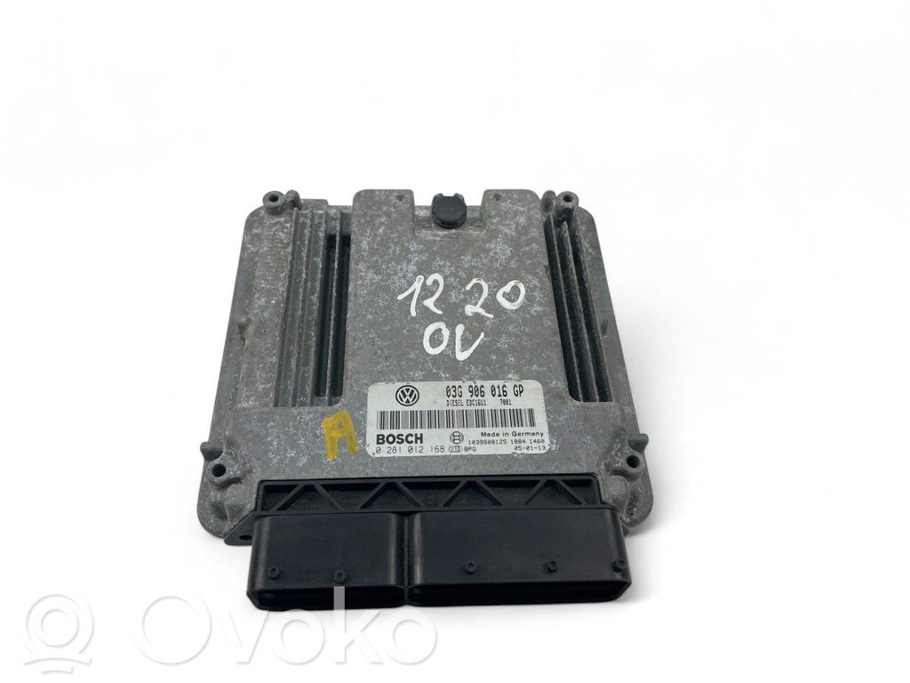 Engine control unit/module   03G906016GP,0281012168