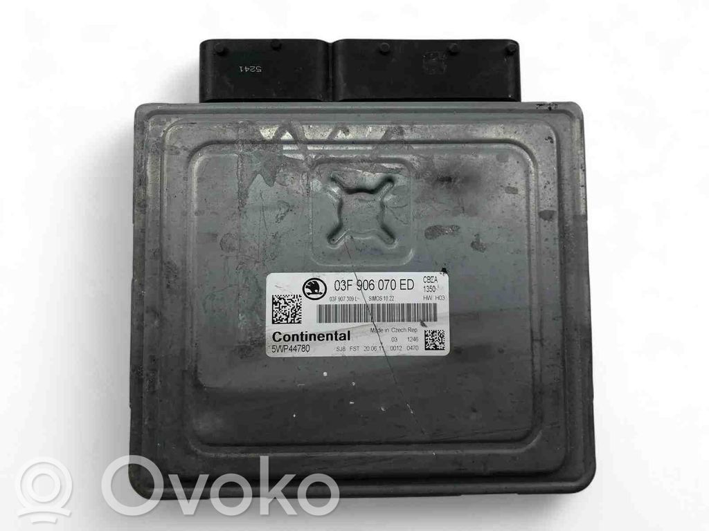 Skoda Fabia Mk2 (5J) Engine control unit/module 