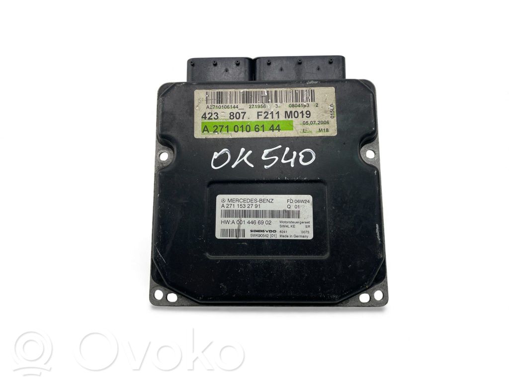 Engine control unit/module ECU   A2711532791,A0014462791