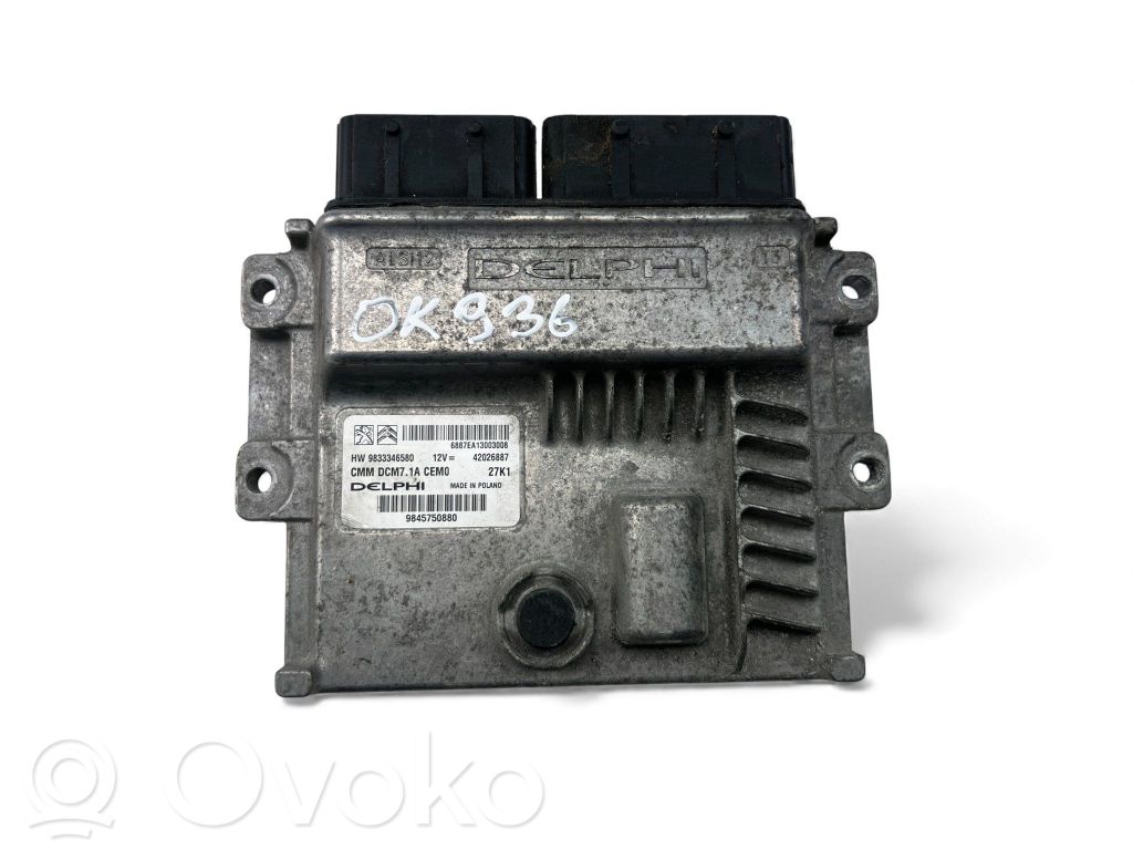 Peugeot Traveller Engine control unit/module ECU 