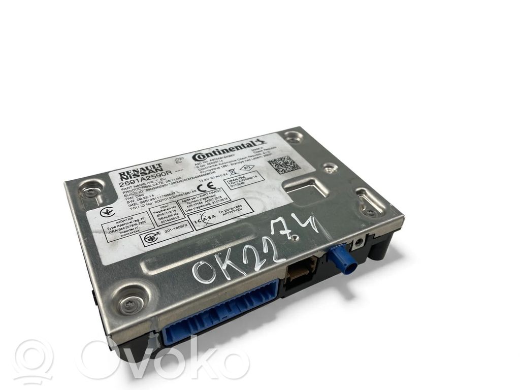 Renault Zoe GPS navigation control unit/module 