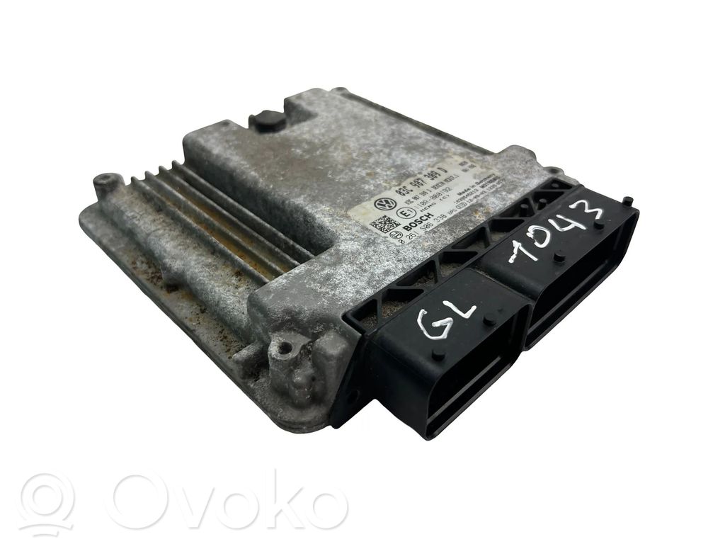 Engine control unit/module   03C907309D,0261S06338