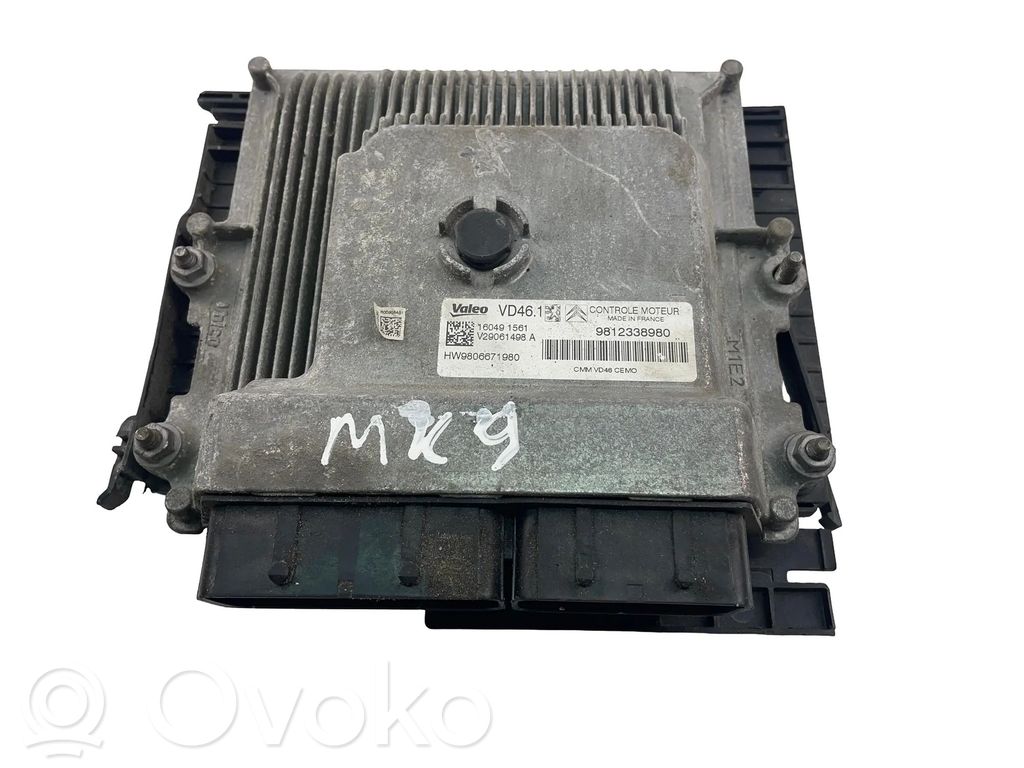 Engine control unit/module ECU   9812338980,9806671980