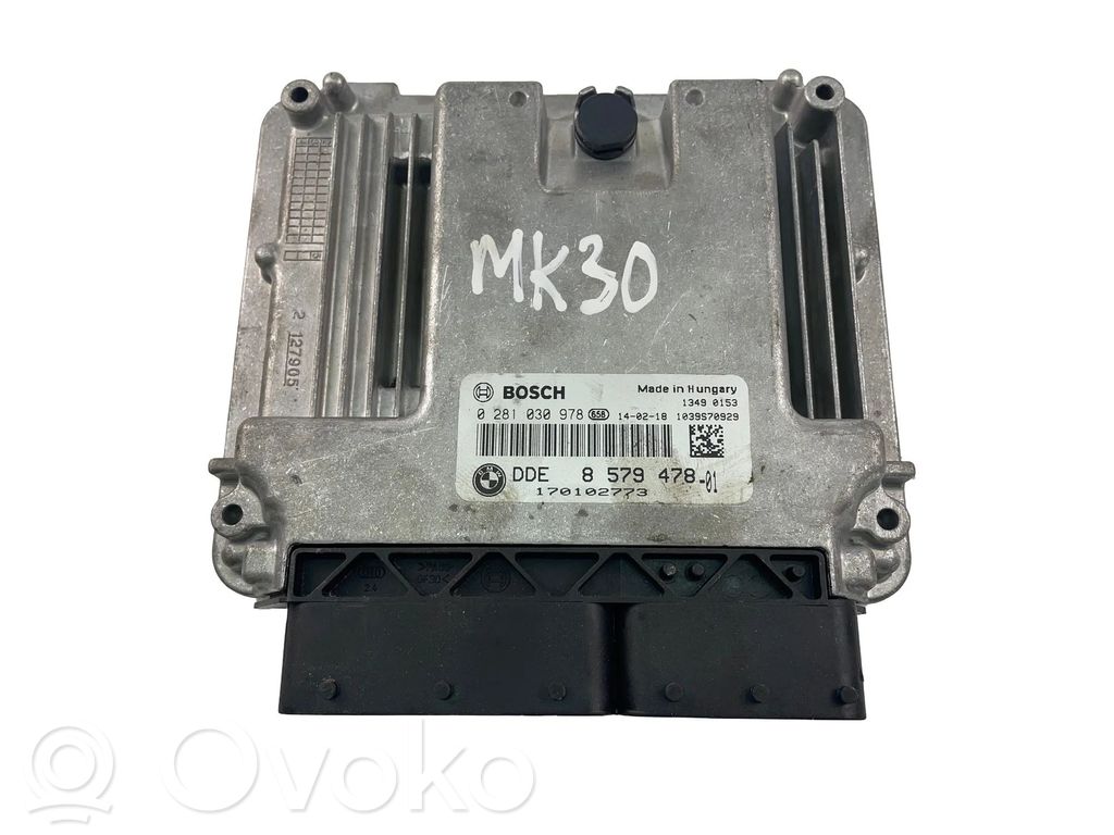 BMW 3 F30 F35 F31 Engine control unit/module ECU 