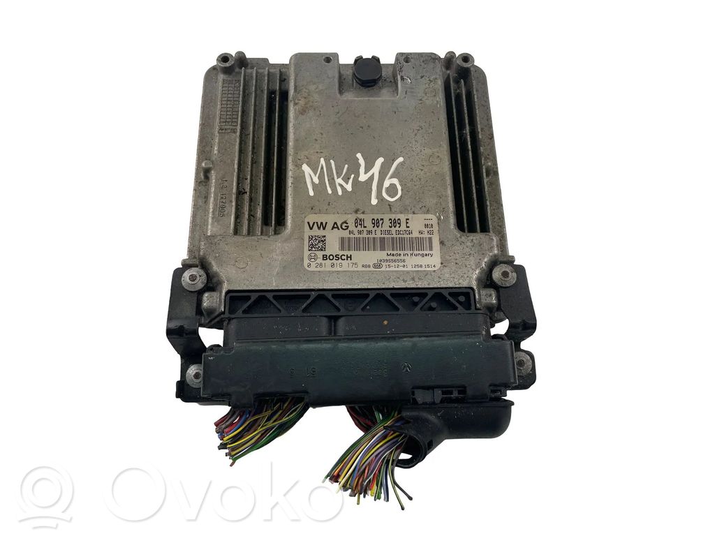 Skoda Rapid (NH) Unité de commande, module ECU de moteur 