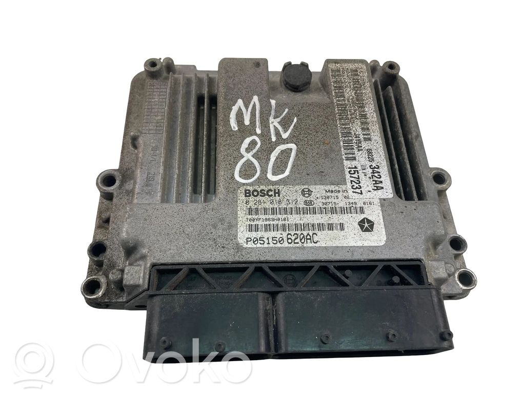 Engine control unit/module ECU   P05150620AC,0281018312