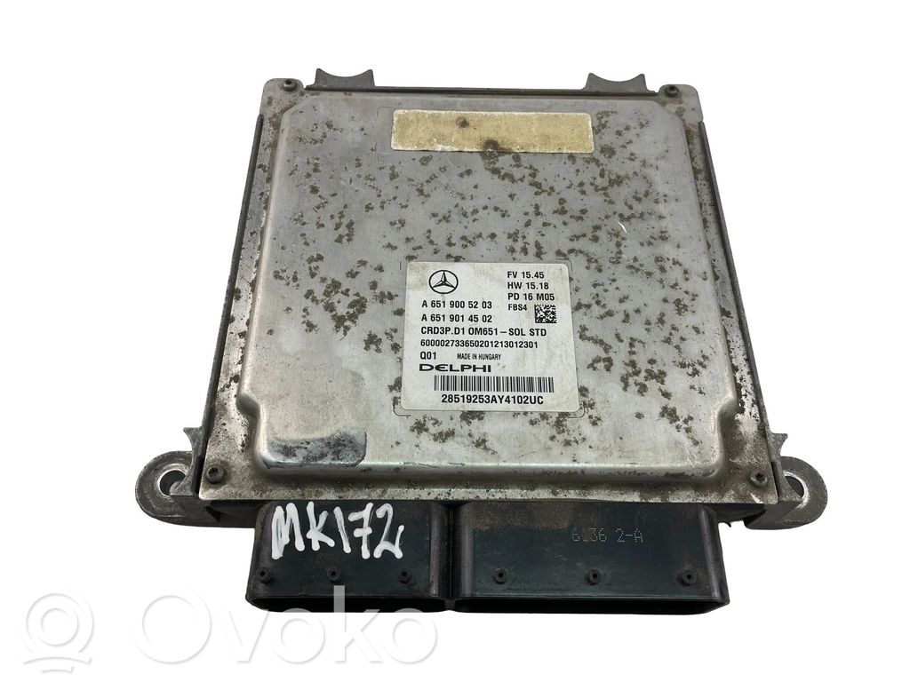 Mercedes-Benz C W205 Engine control unit/module ECU 