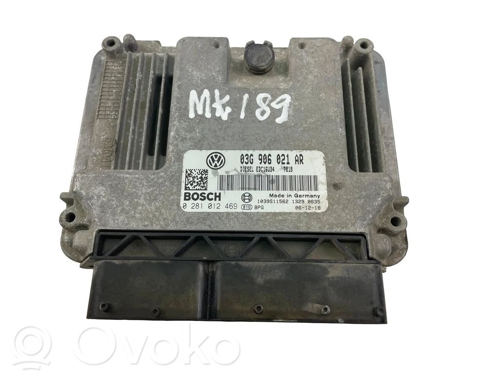 Volkswagen Caddy Engine control unit/module ECU 