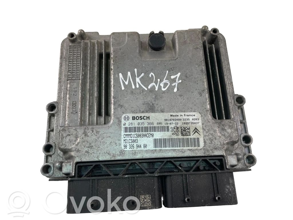Citroen C5 Aircross Engine control unit/module ECU 