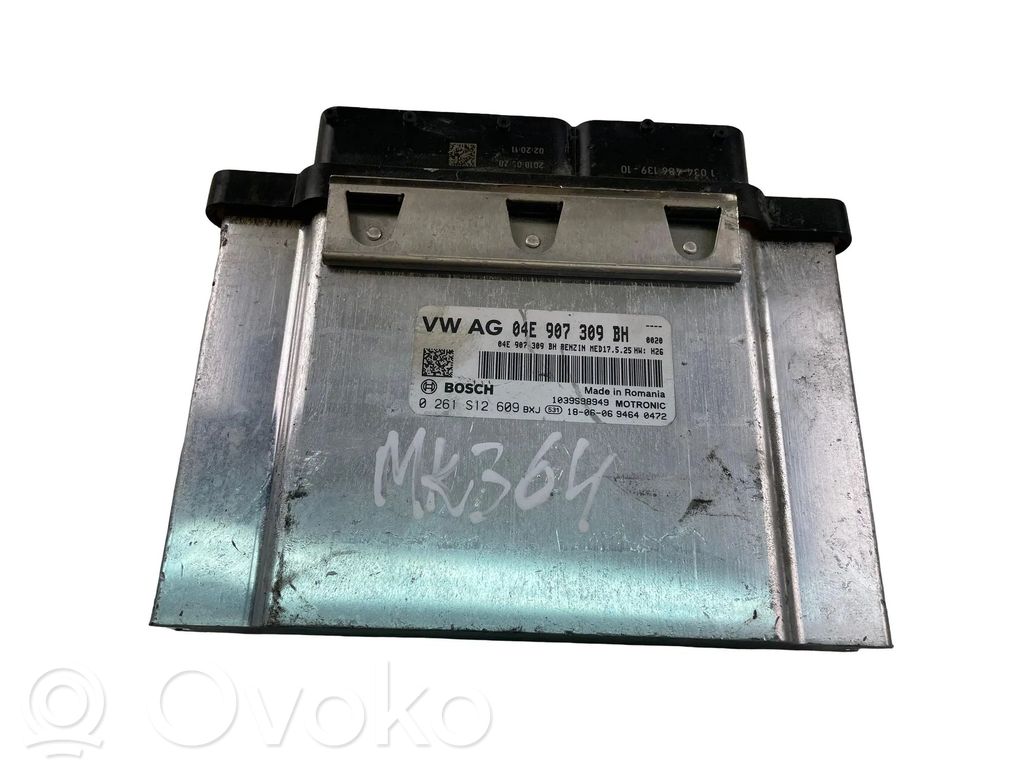 Engine control unit/module ECU   04E907309BH,0261S12609
