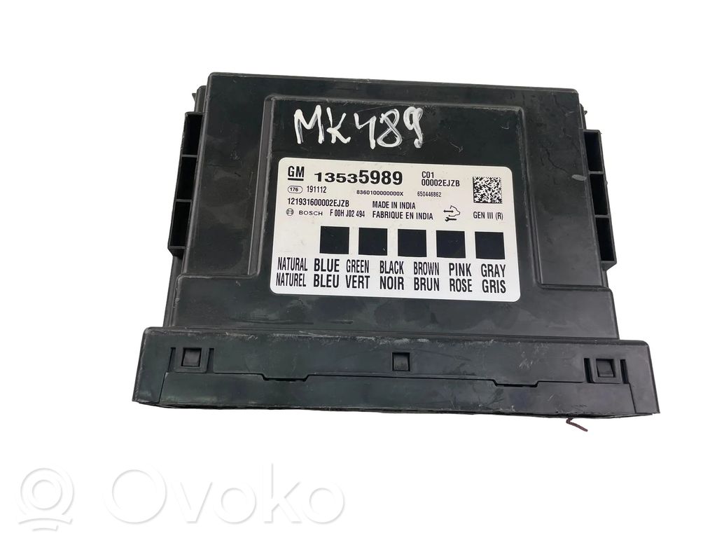 Opel Astra K Autres unités de commande / modules 