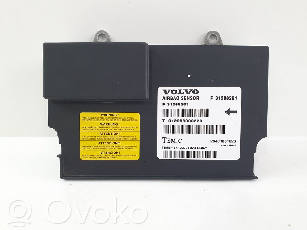 Volvo S80 Sterownik / Moduł Airbag 