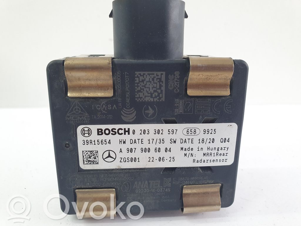 Mercedes-Benz Sprinter W907 W910 Sensor de radar Distronic 