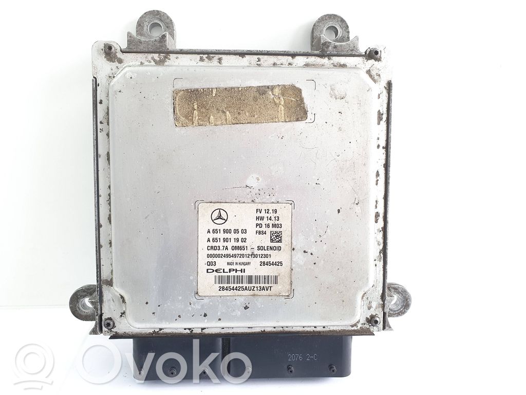 Engine control unit/module   A6519000503,A6519011902
