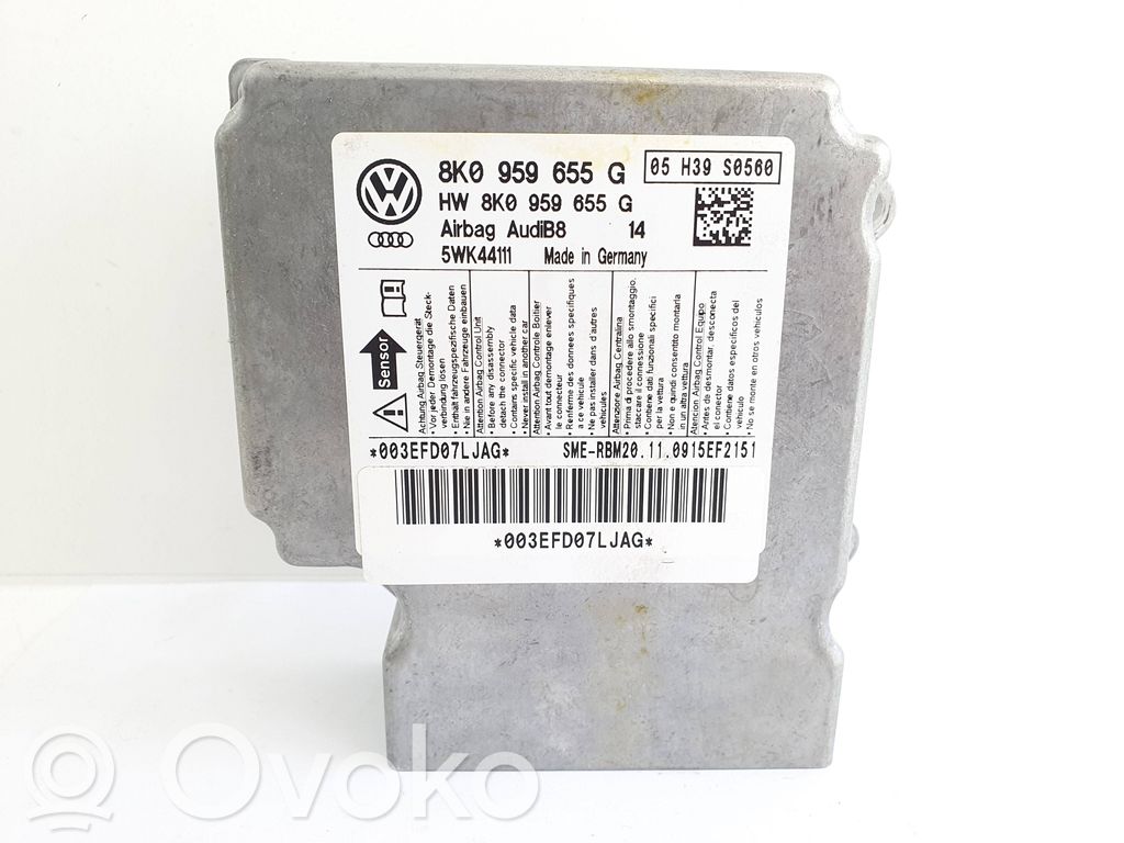 Airbag control unit/module   8K0959655G