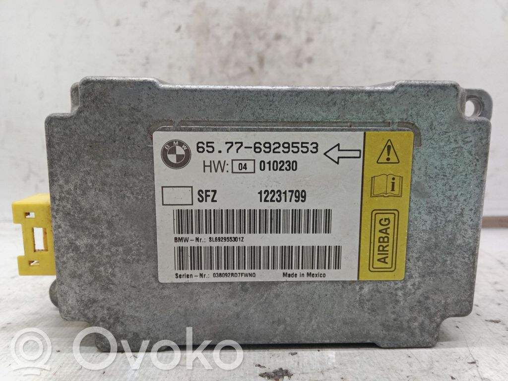 Unidad de control/módulo del Airbag   65776929553