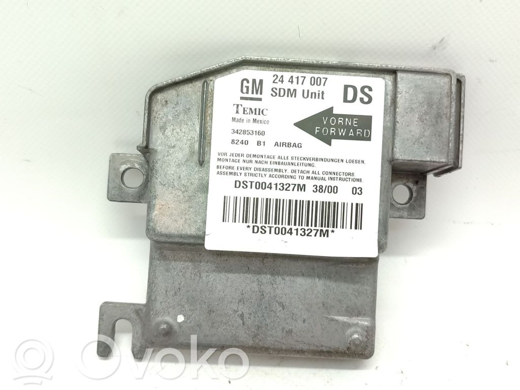 Airbag control unit/module   24417007,24417007