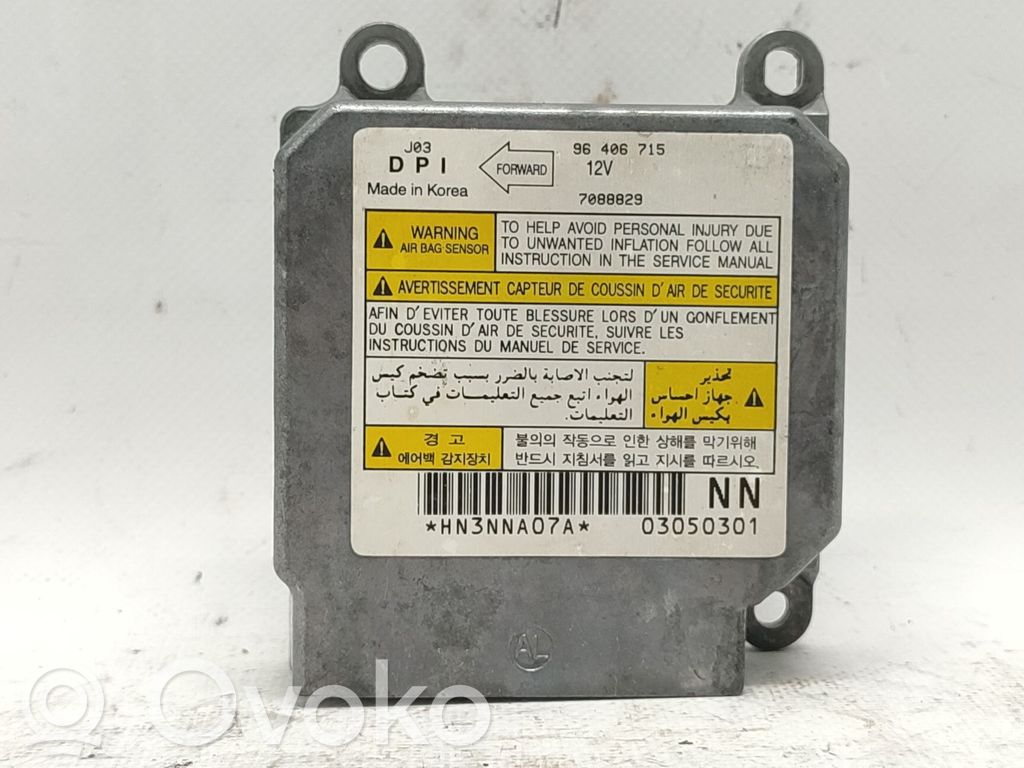 Daewoo Nubira Centralina/modulo airbag 