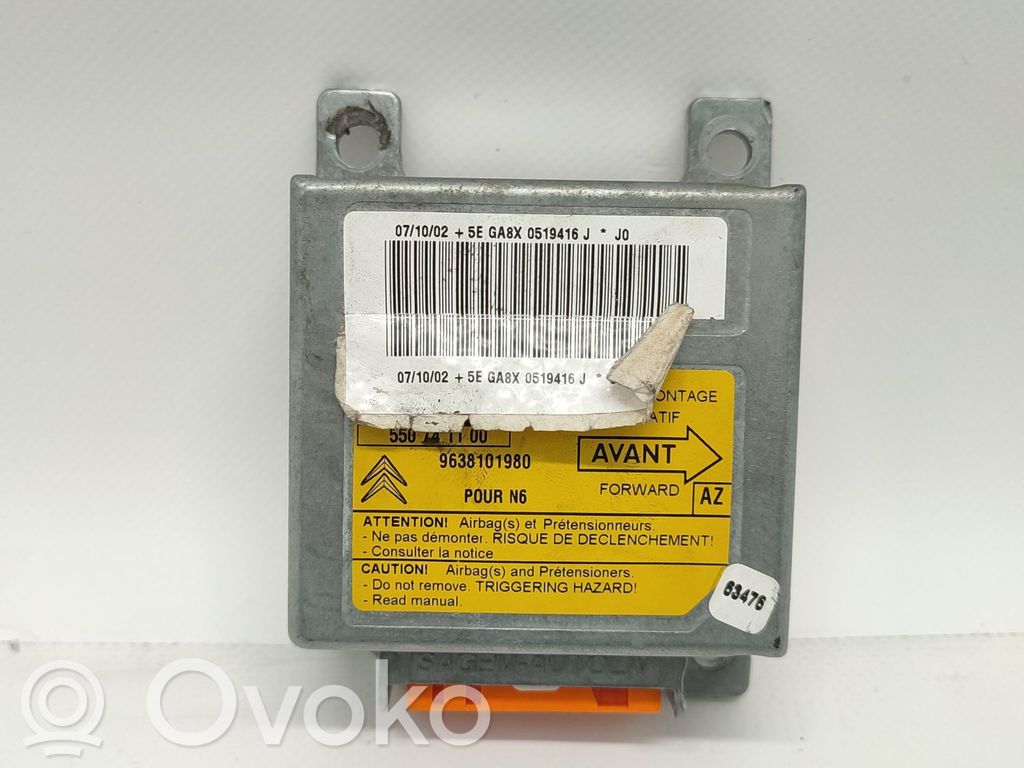 Citroen Xsara Unitate/modul de comandă airbaguri 