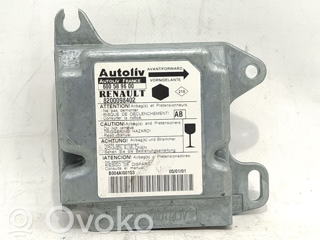Renault Kangoo I Centralina/modulo airbag