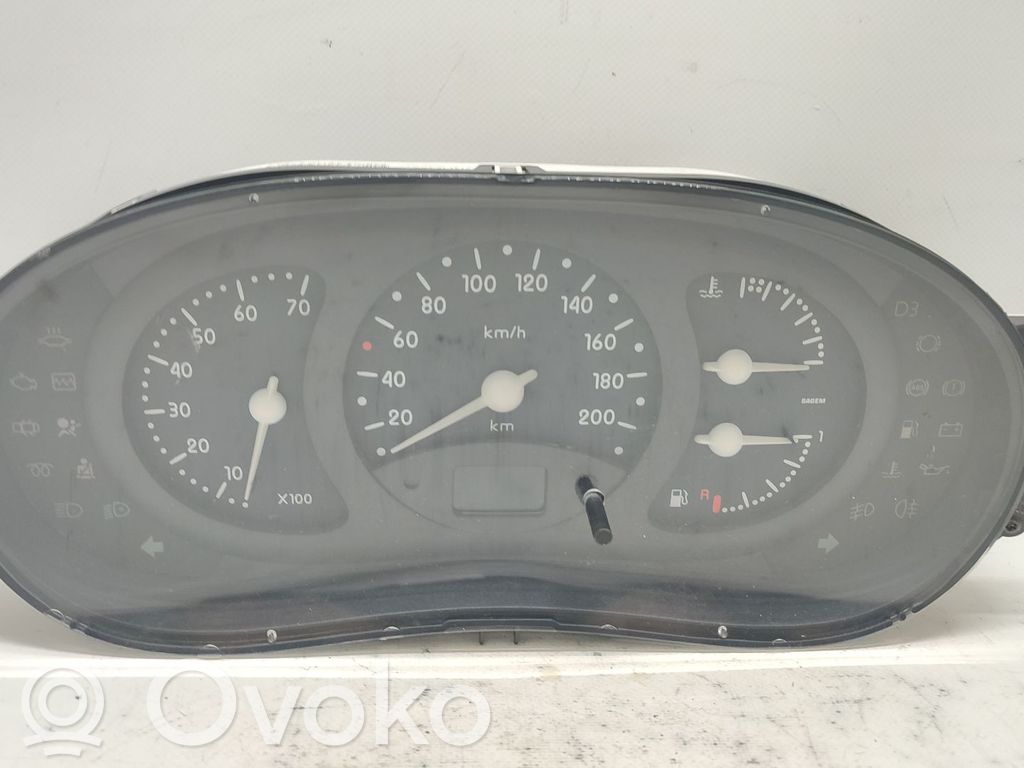Renault Clio II Nopeusmittari (mittaristo) 