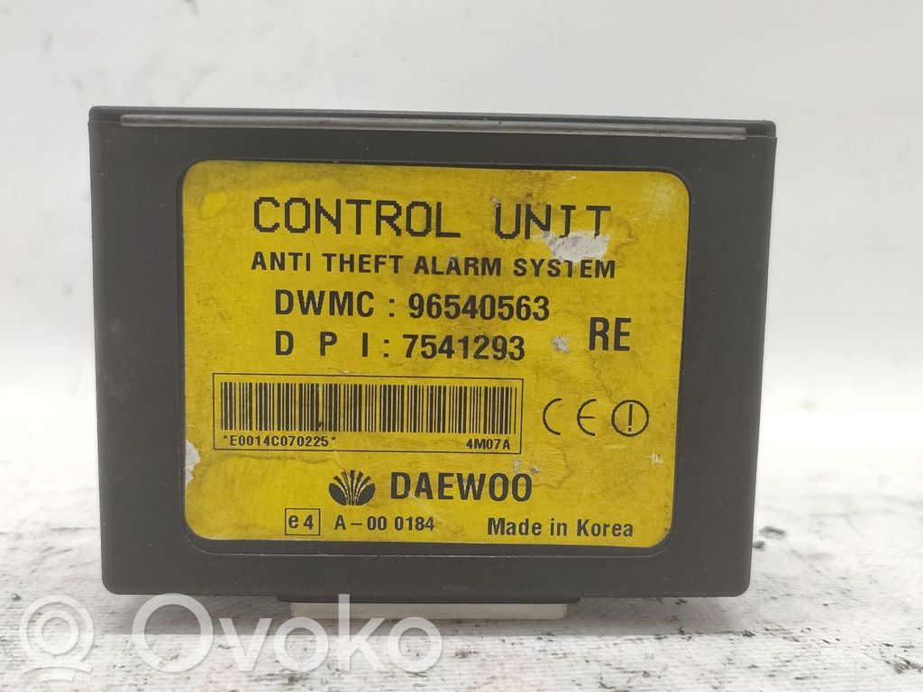 Autres unités de commande / modules   96540563,96540563