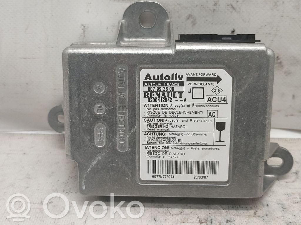 Renault Scenic II - Grand scenic II Module de contrôle airbag