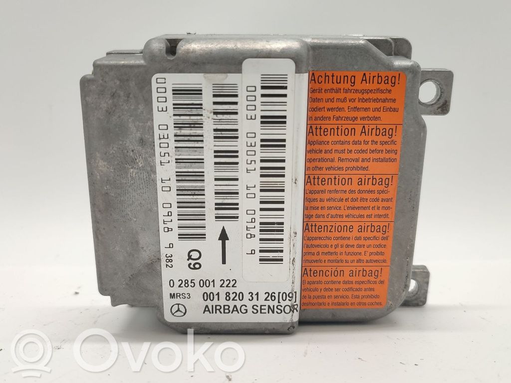 Mercedes-Benz A W168 Centralina/modulo airbag 