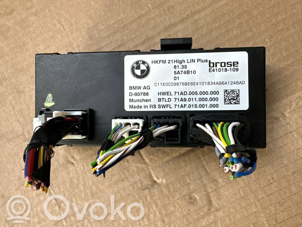 Tailgate/trunk control unit/module   5A74B10,5A74B10,71FF015001000,71AD005000000