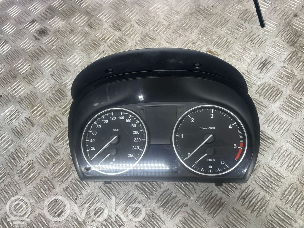 BMW 3 E90 E91 Speedometer (instrument cluster) 