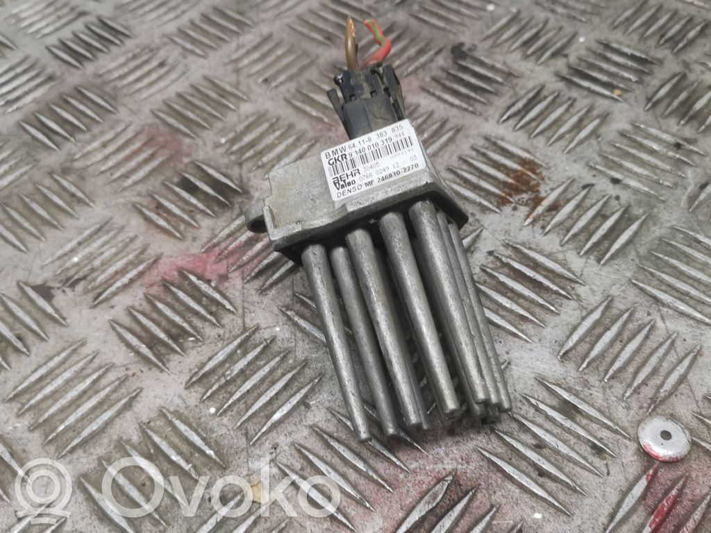 BMW 5 E39 Lämpöpuhaltimen moottorin vastus 