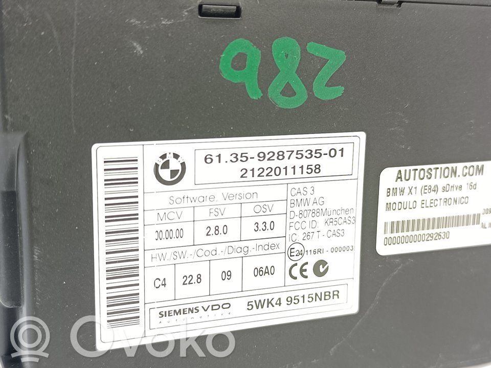 BMW X1 E84 Other control units/modules 