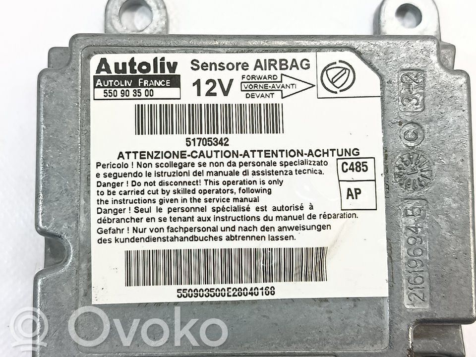 Fiat Doblo Airbag control unit/module 