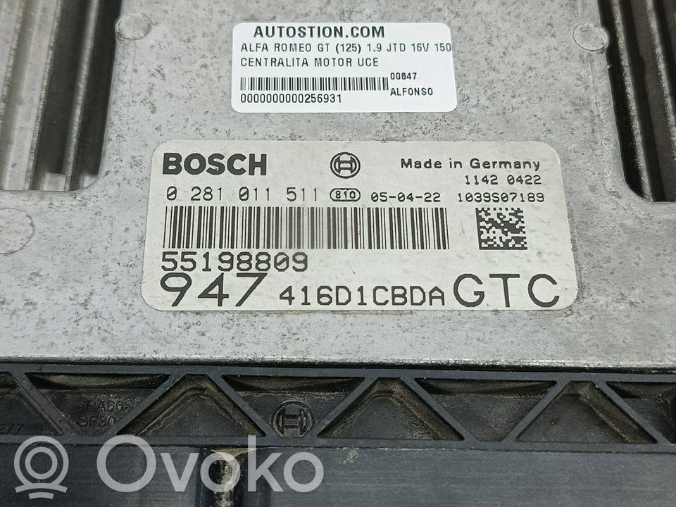 Engine control unit/module   0281011511